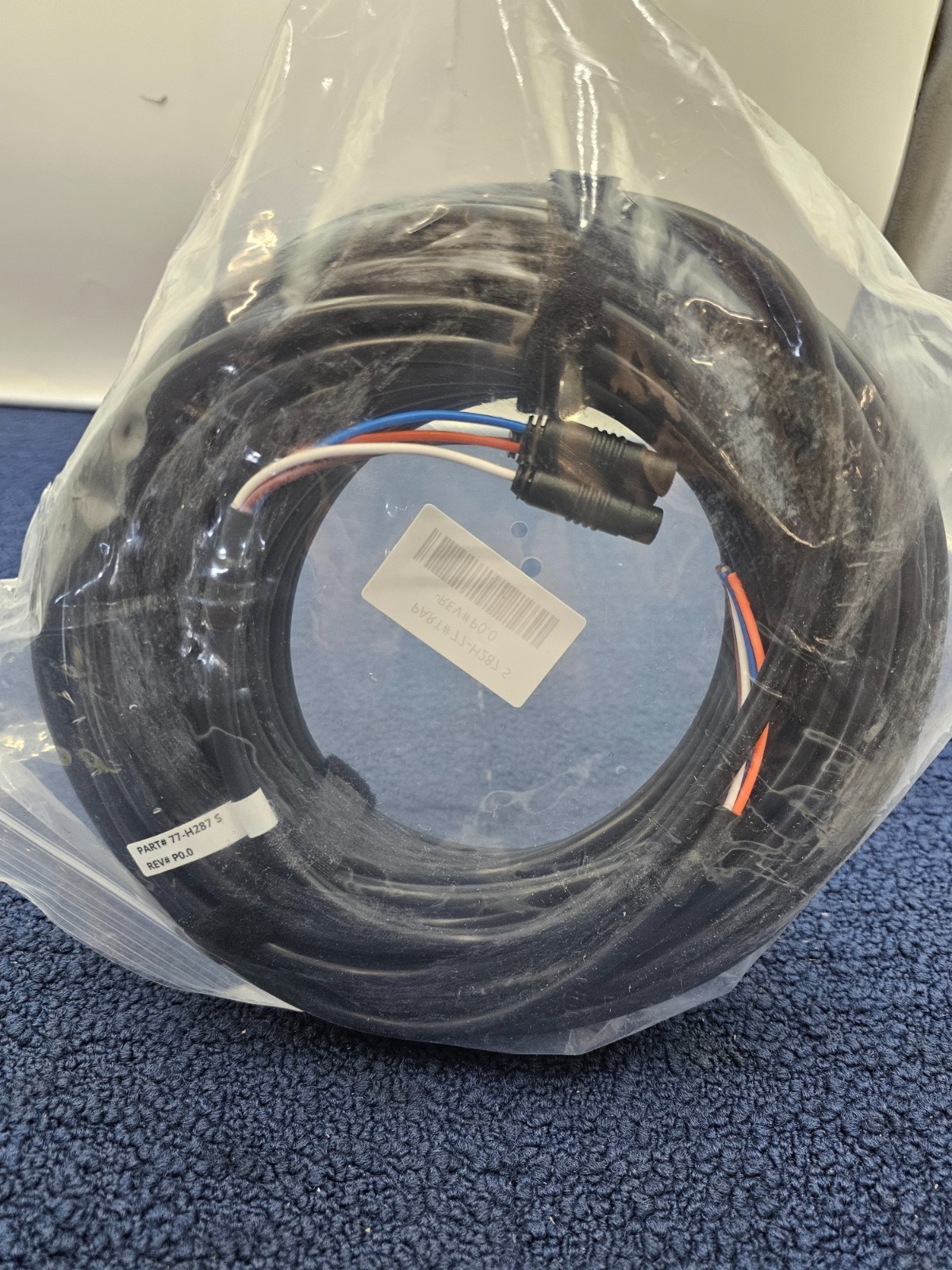 77-H287 S Cable Wire Assembly REV P0.0 / 4 Wire 50 Feet Length