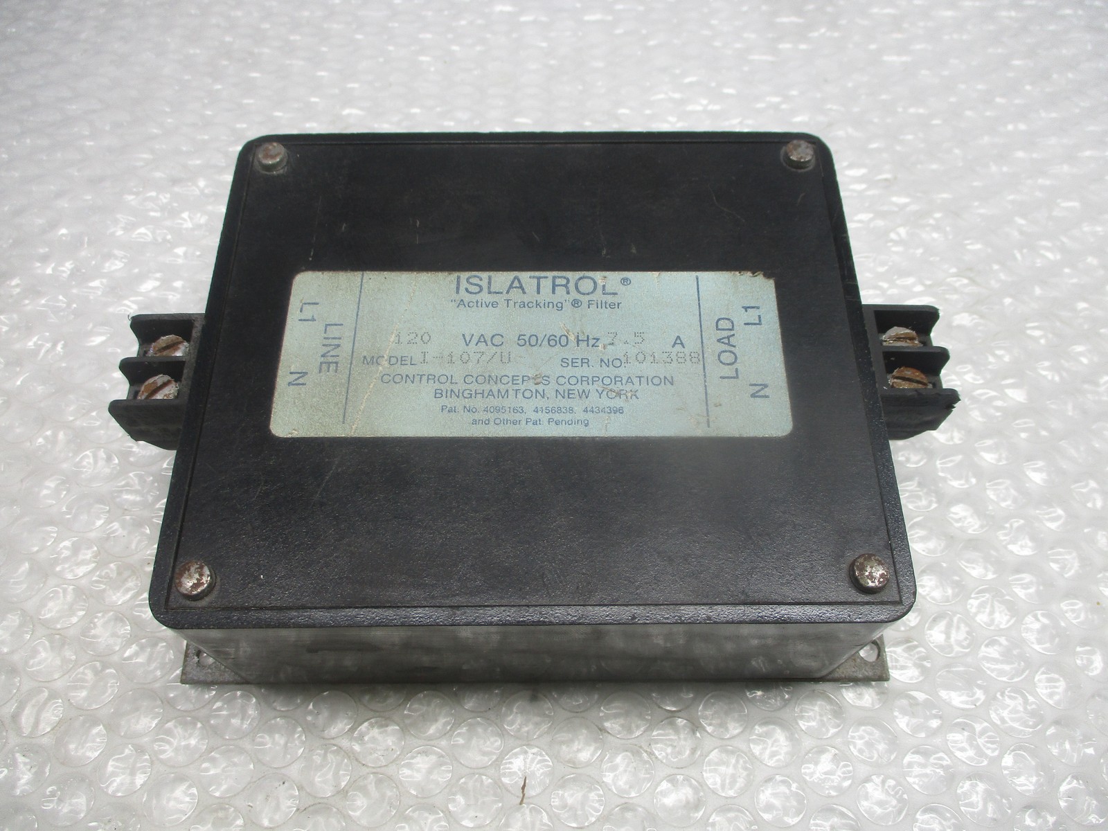 ISLATROL I-107/U FILTER (AS PICTURED) UNMP