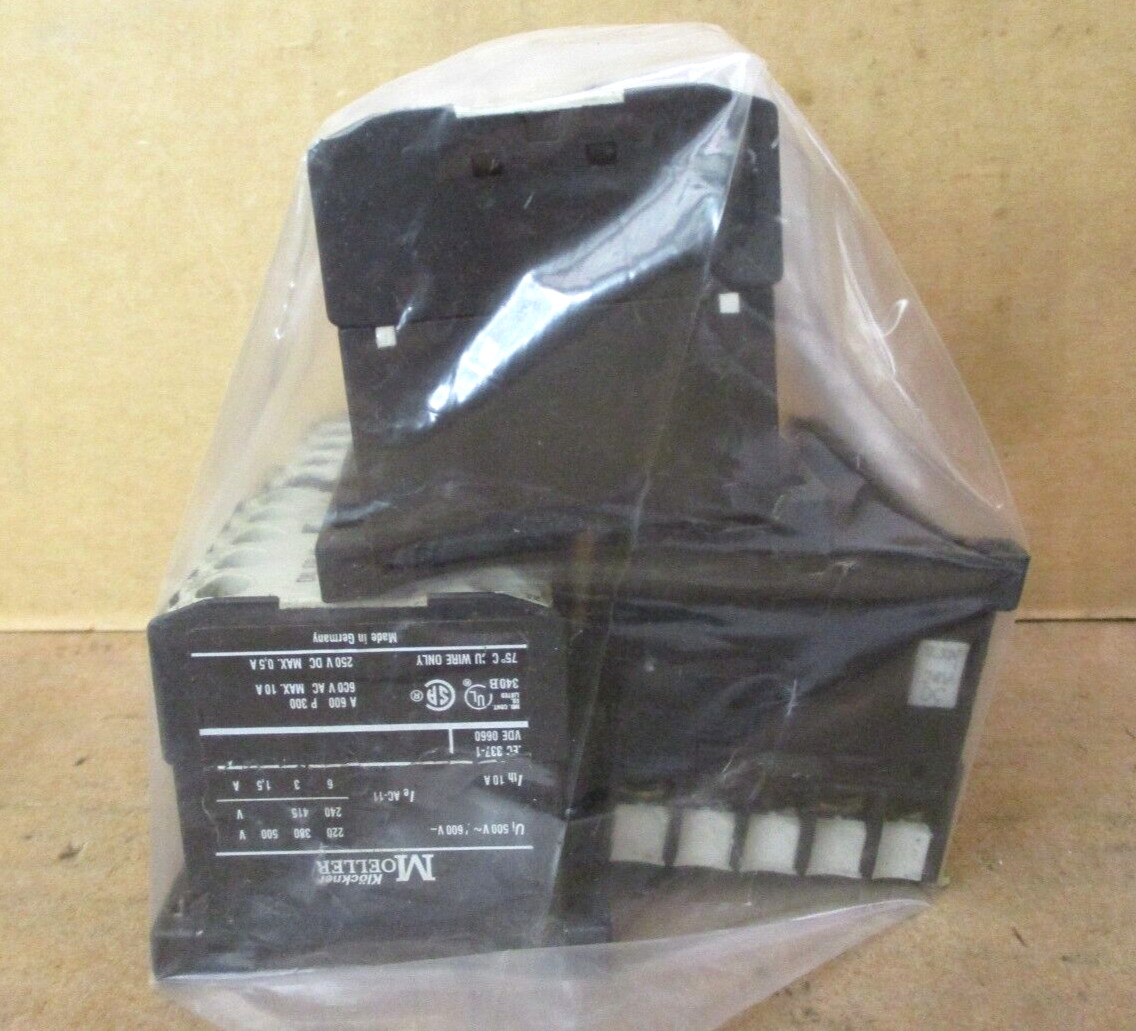 Klockner Moeller Contactors DIL EM-10 ER22-GI ER-31 ER-40 Lot of 5 Pcs 50097HM