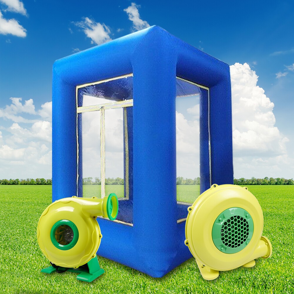 9ft/2.5m Inflatable Cash Cube Machine Money Machine Booth w/Blower for Promotion