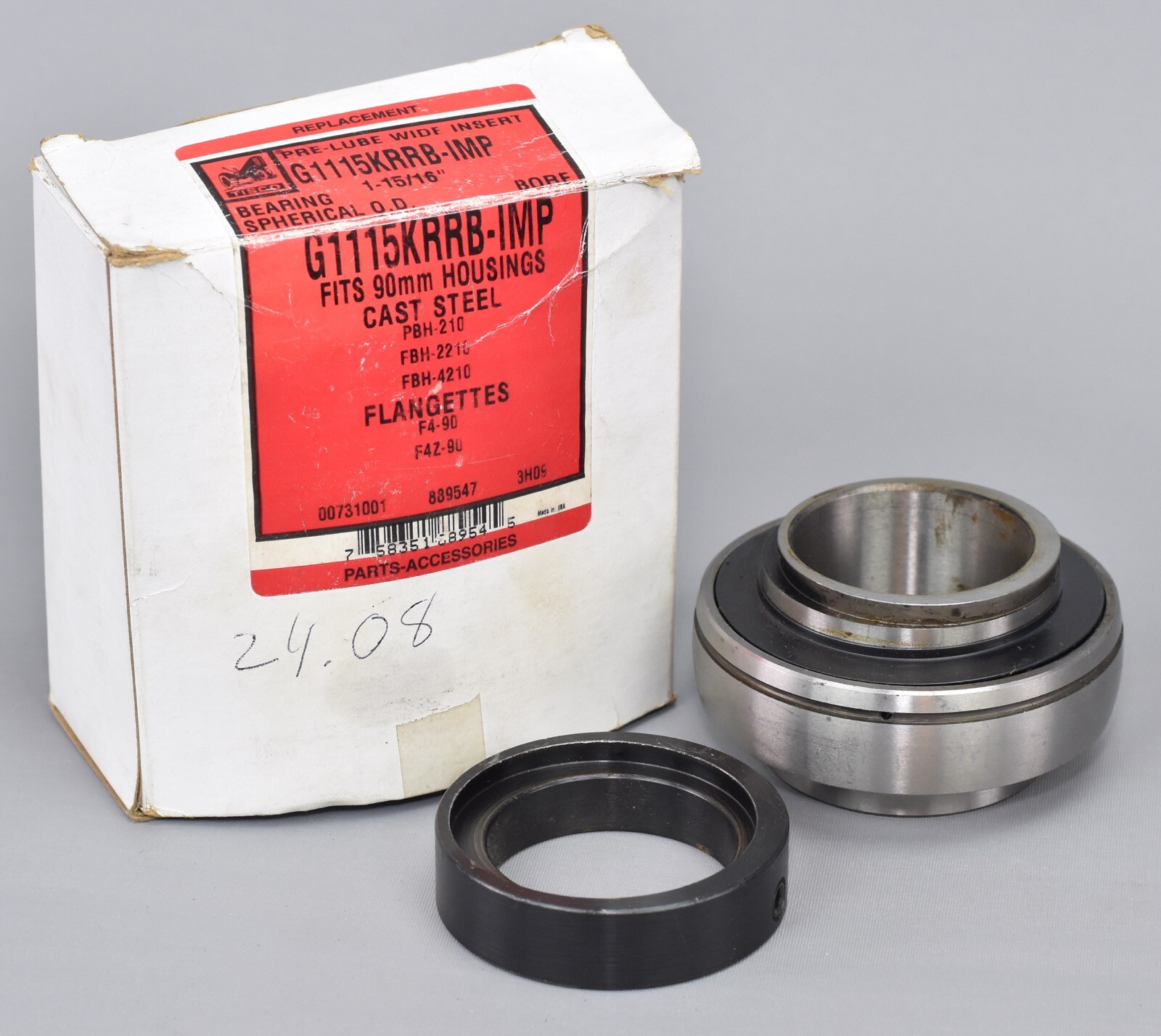 Tisco G115KRRB-IMP Insert Bearing G3