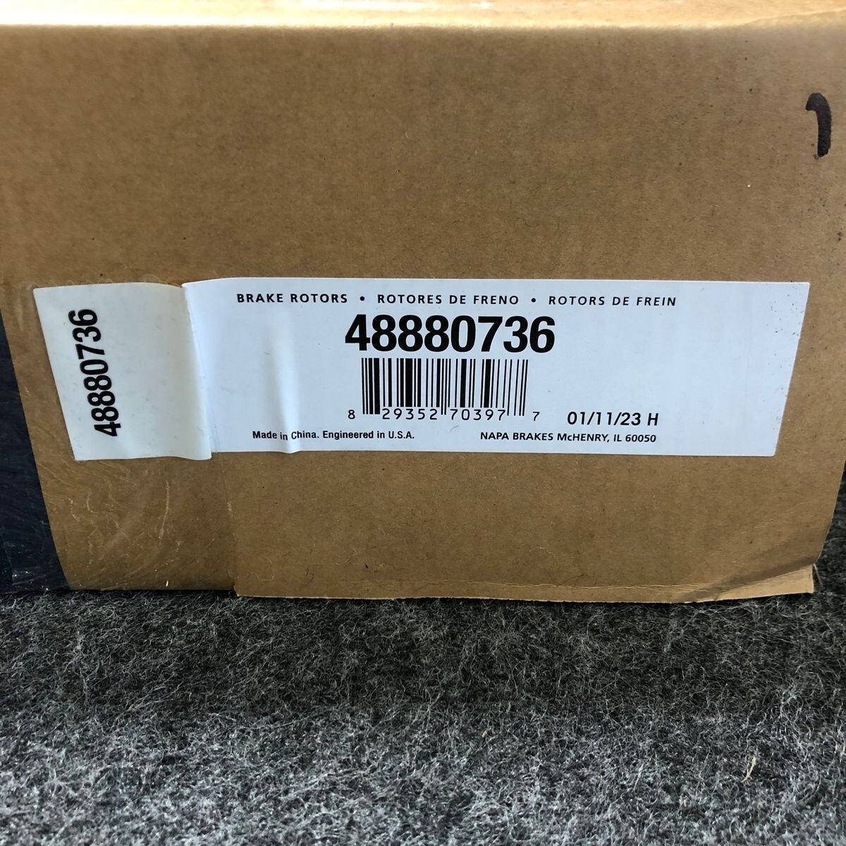 Napa Premium Brake Rotor 48880736 Dodge Ram 2500 Ram 3500…