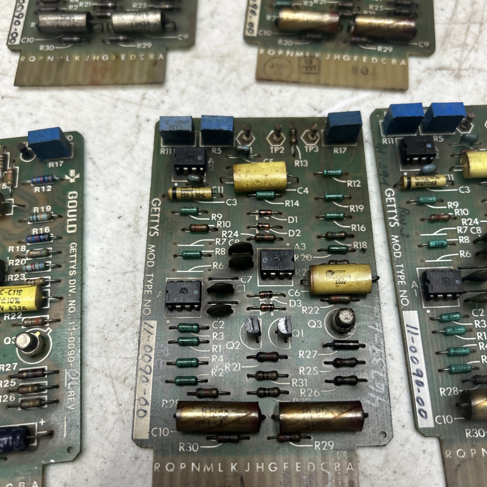 LOT OF 5 GETTYS 11-0090-00 CIRCUIT BOARD CARD, Free Shipping