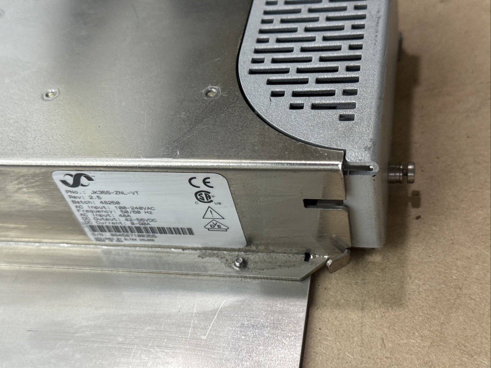 ELTEK JK35S-ZNL-VT Power Shelf