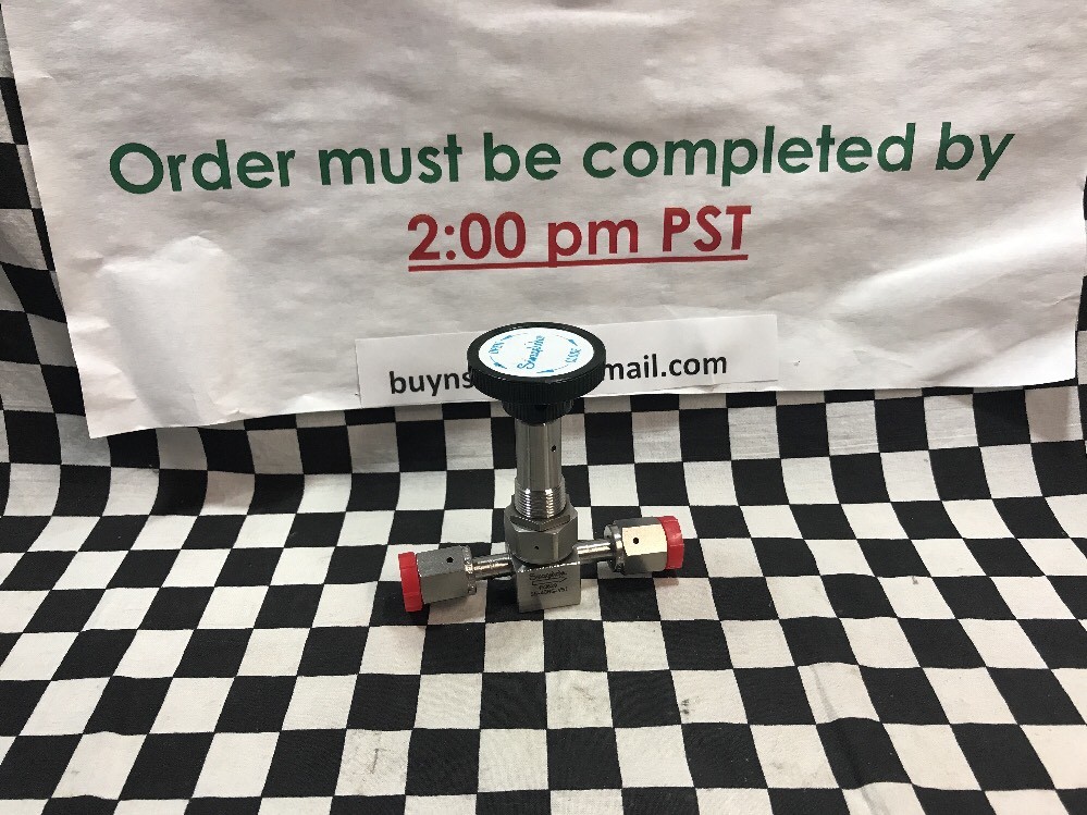 Swagelok Bellow Seal Valve 1/4″ FVCR, SS-4BRG-V51, SS4BRG, Shipsameday, #K50