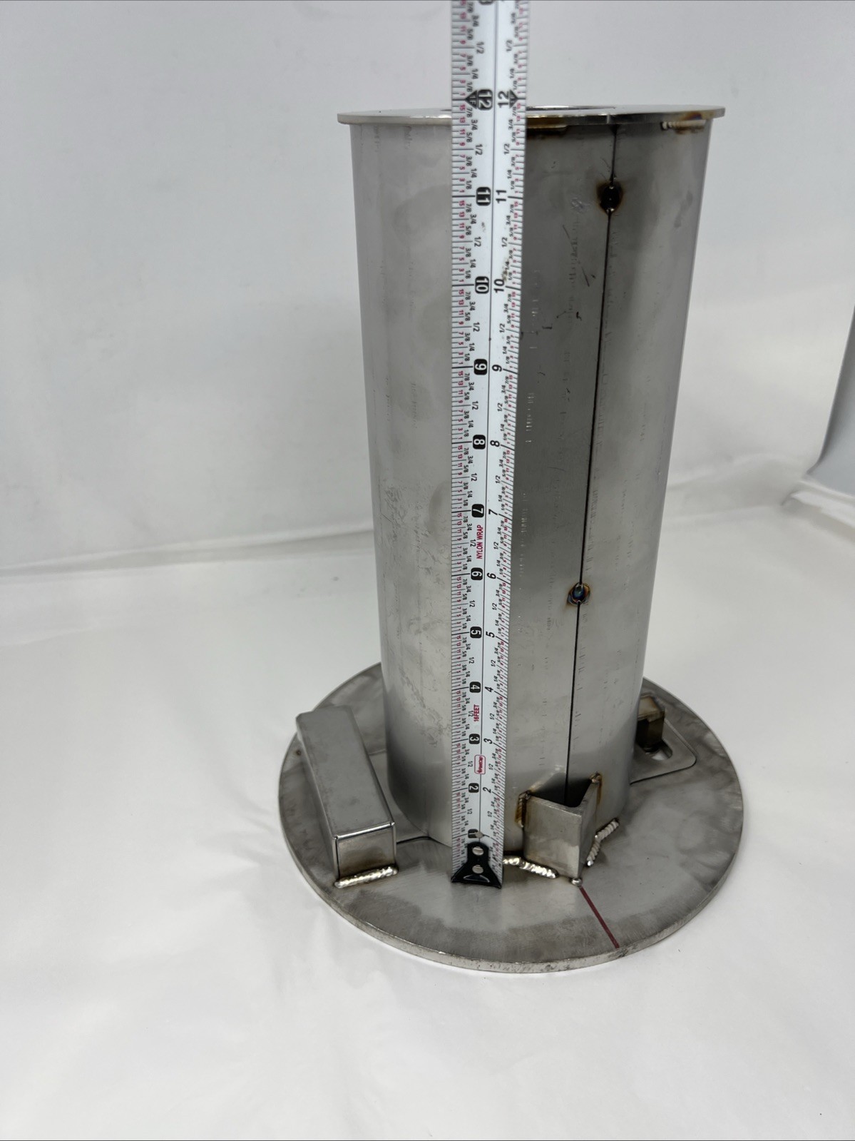 Calpipe Security 18G068 Bollard Embedment Sleeve, 12 in Height, 9-1/4 in Wide