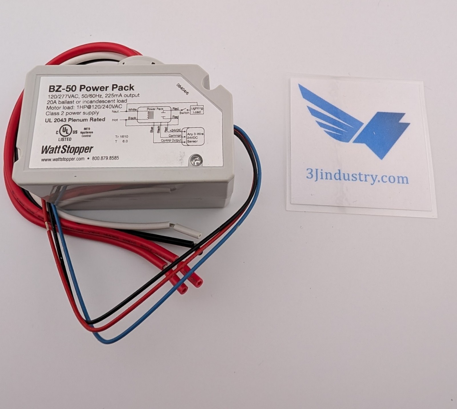 BZ-50 – Watt Stopper Power pack 120-277V, 50/60Hz, 24 VDC, 225 MA