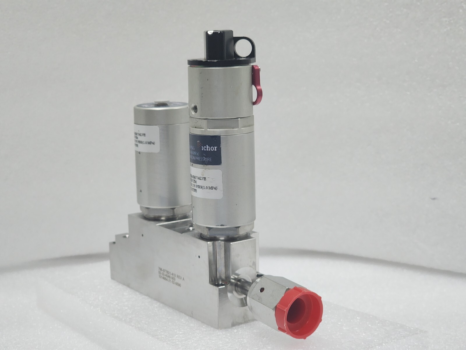 Ichor, Lam Research 766-077821-413 Rev A, Diaphragm Valve, 0.45-0.69 Mpa,Used,