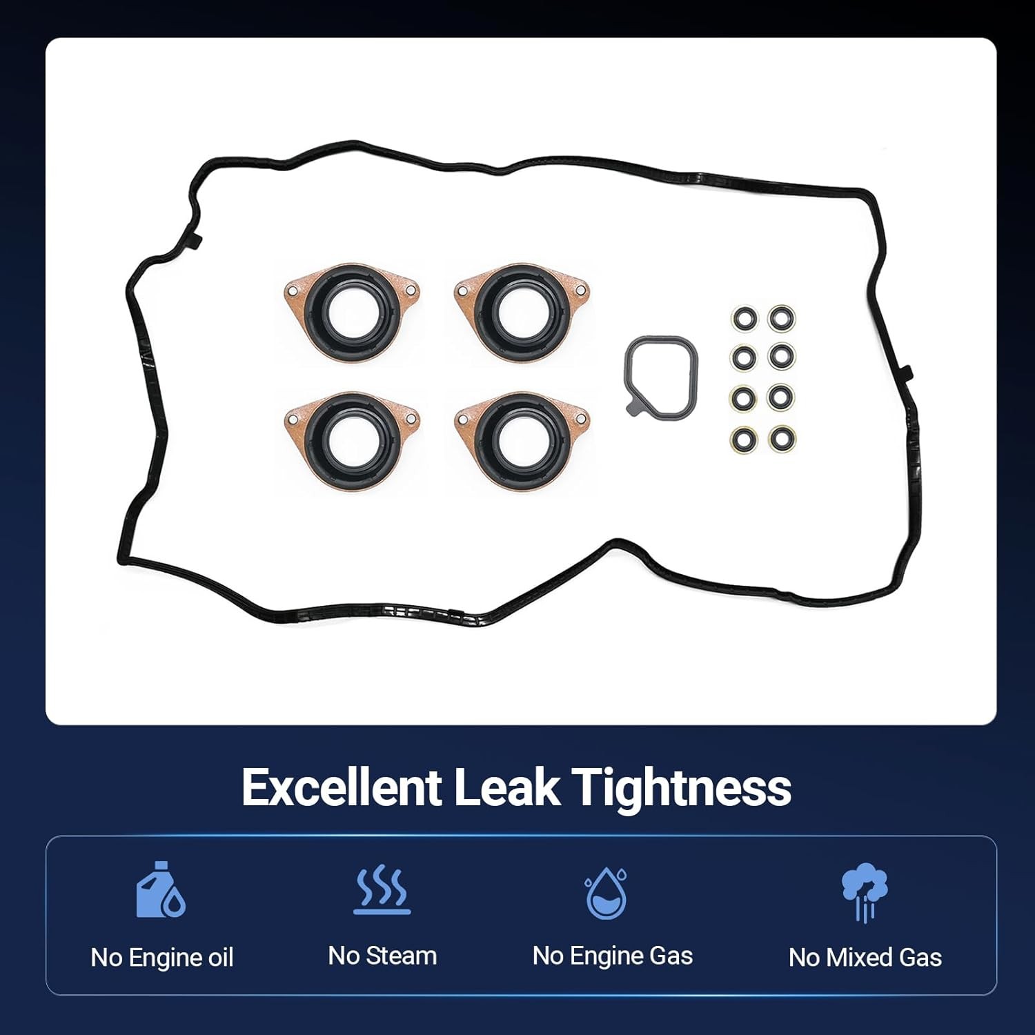Honda Accord 2013-2017 Valve Cover Gasket Set CRV Compatible Engine Gasket