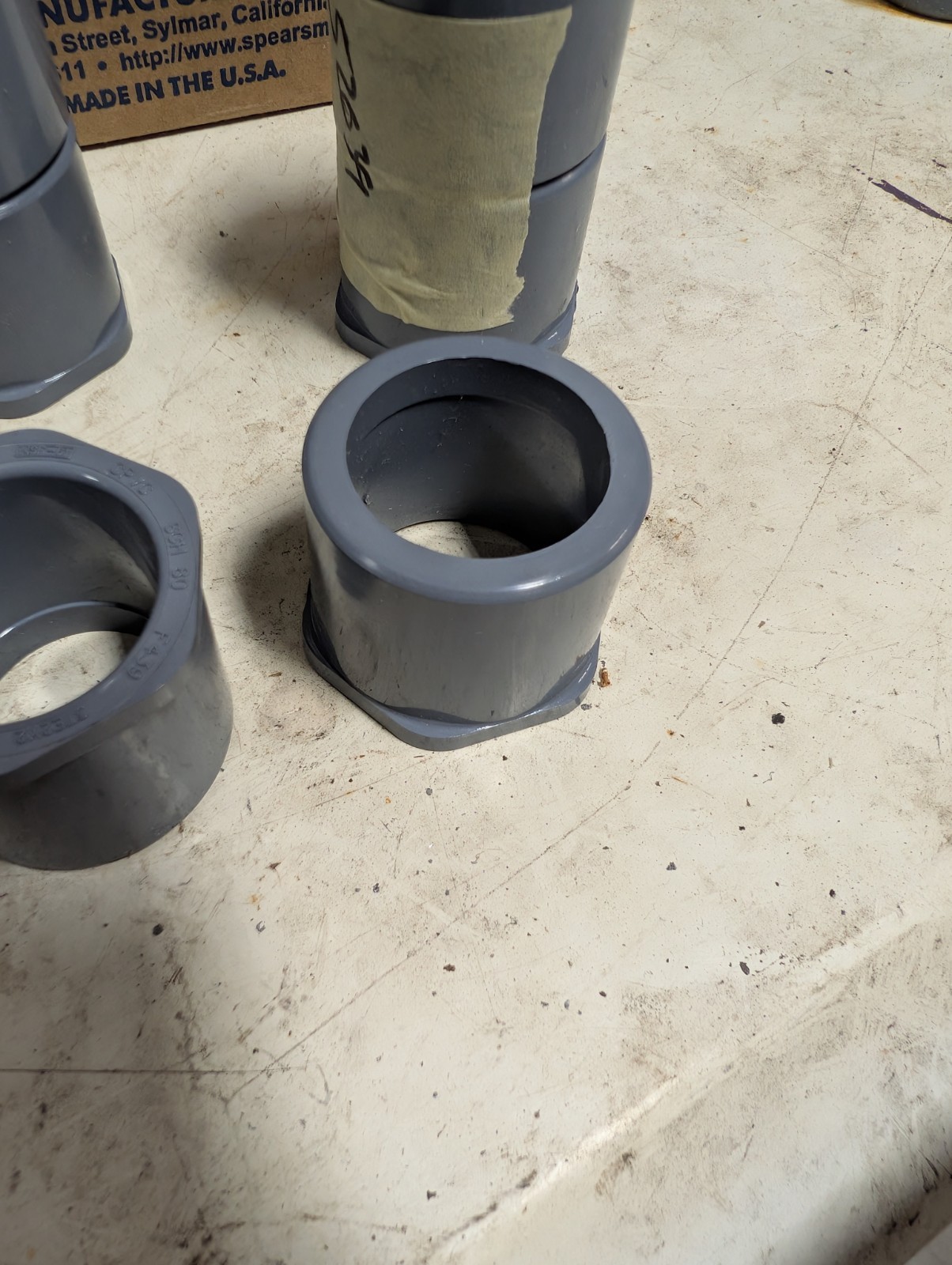 6x 1- 1/4″ X 1″ CPVC F439 Reducing Bushing SCH 80 837-168C !Charity!