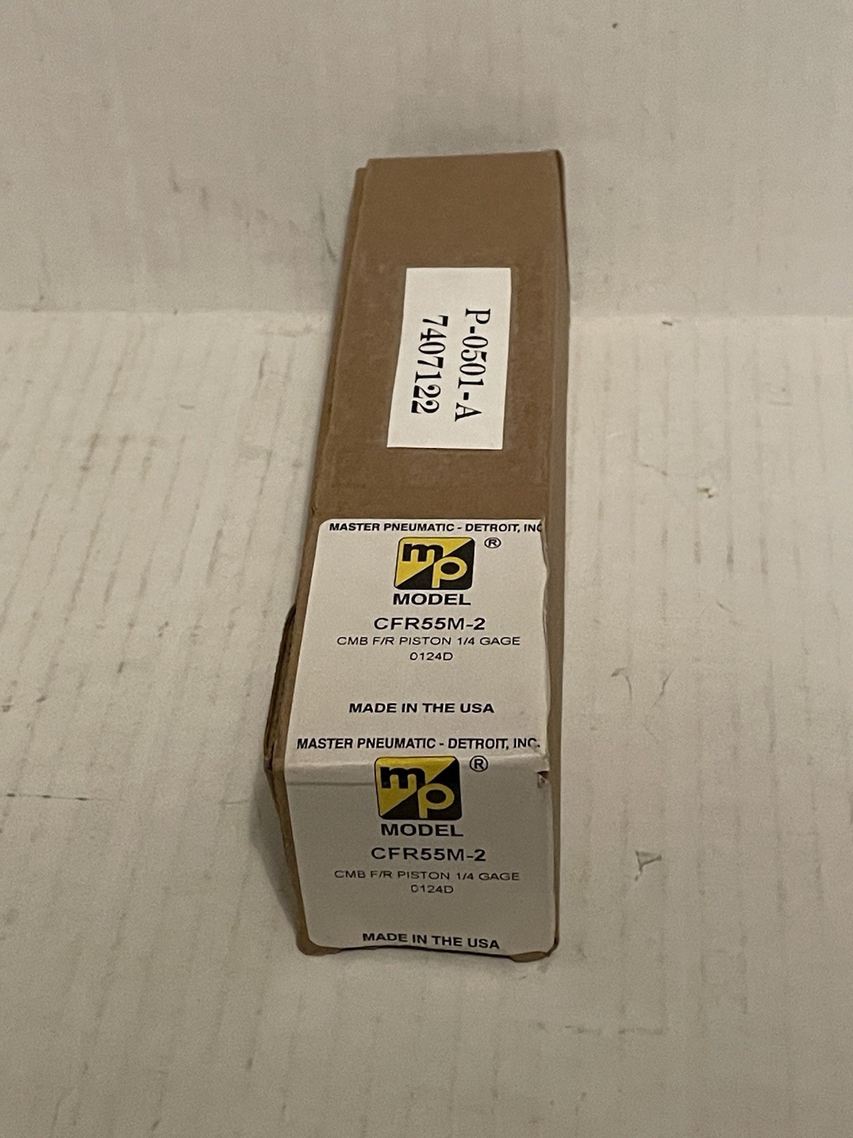 Master Pneumatic Model- CFR55M-2 CMB F/R Piston 1/4” Gage 0525D