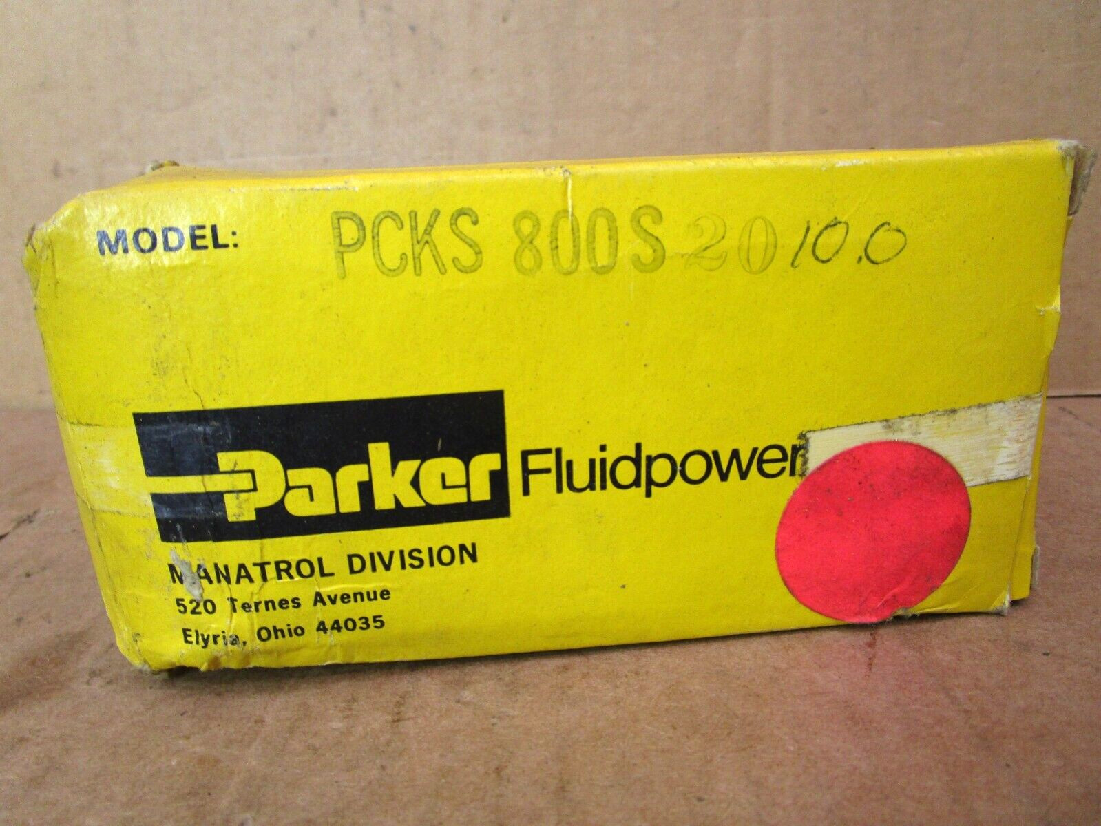 Parker Fluidpower Model PCKS 800S-20-10.0 50935LR