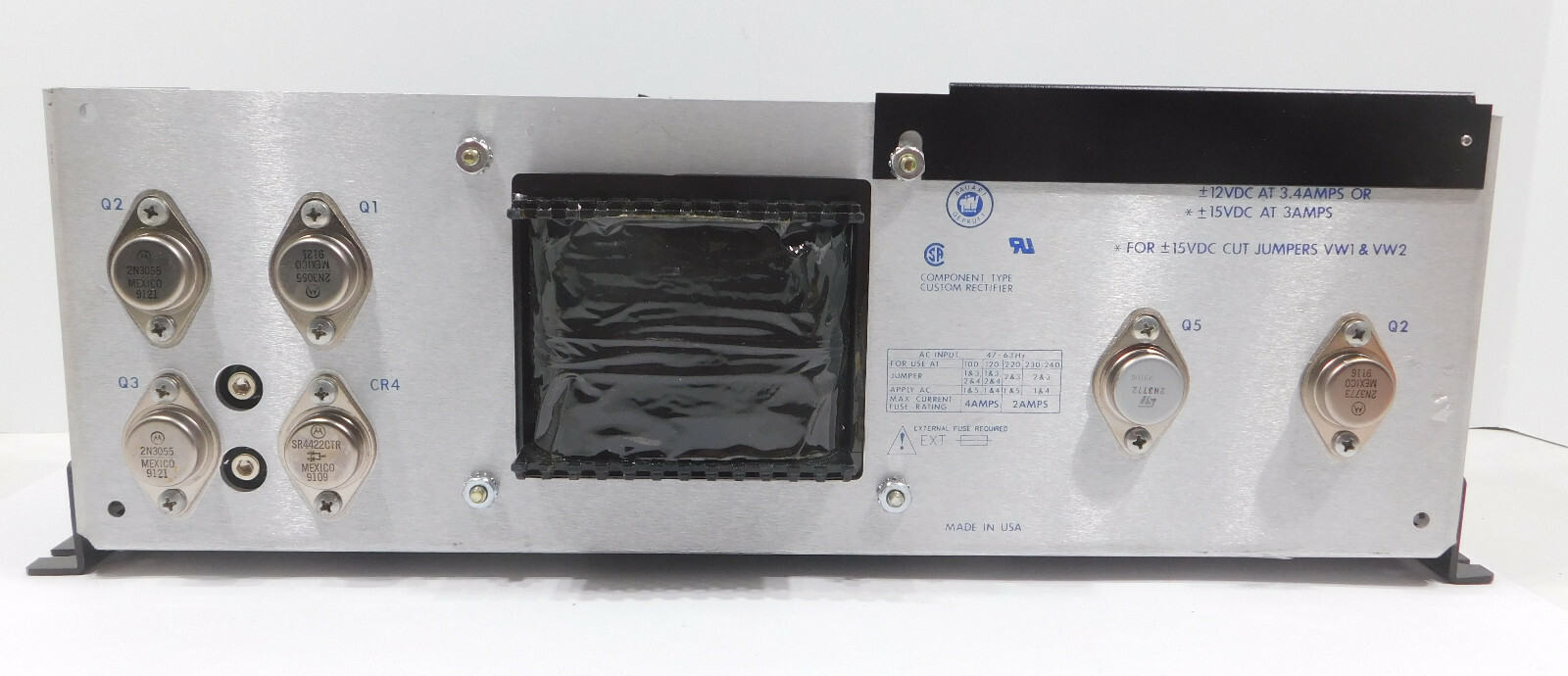 Westronics ZB10027001 Model DDS7800 Power Supply F/Temp /Monitor System
