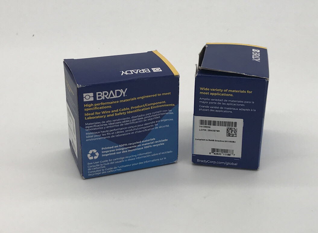 BRADY PTL-42-439-BK PORTABLE THERMAL LABELS * NEW IN BOX * QTY 1