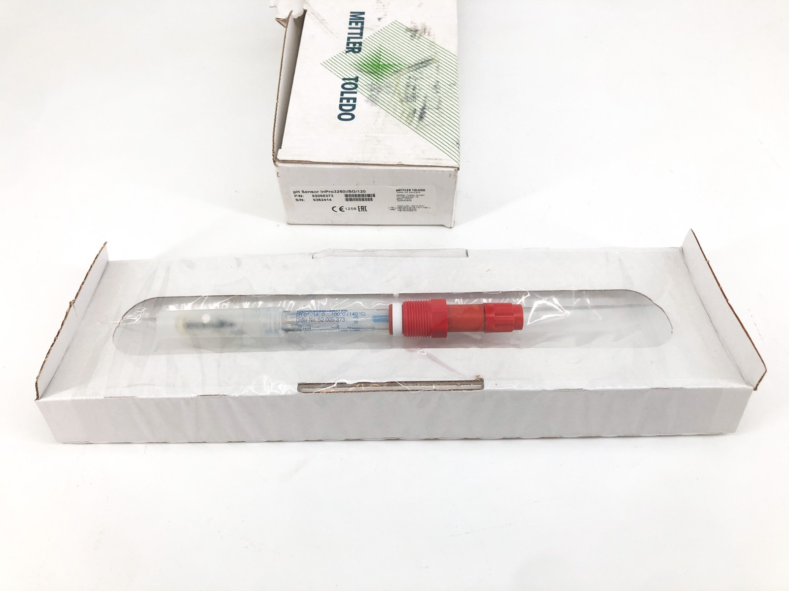 New Mettler Toledo InPro3250i/SG/120 pH Sensor 52005373