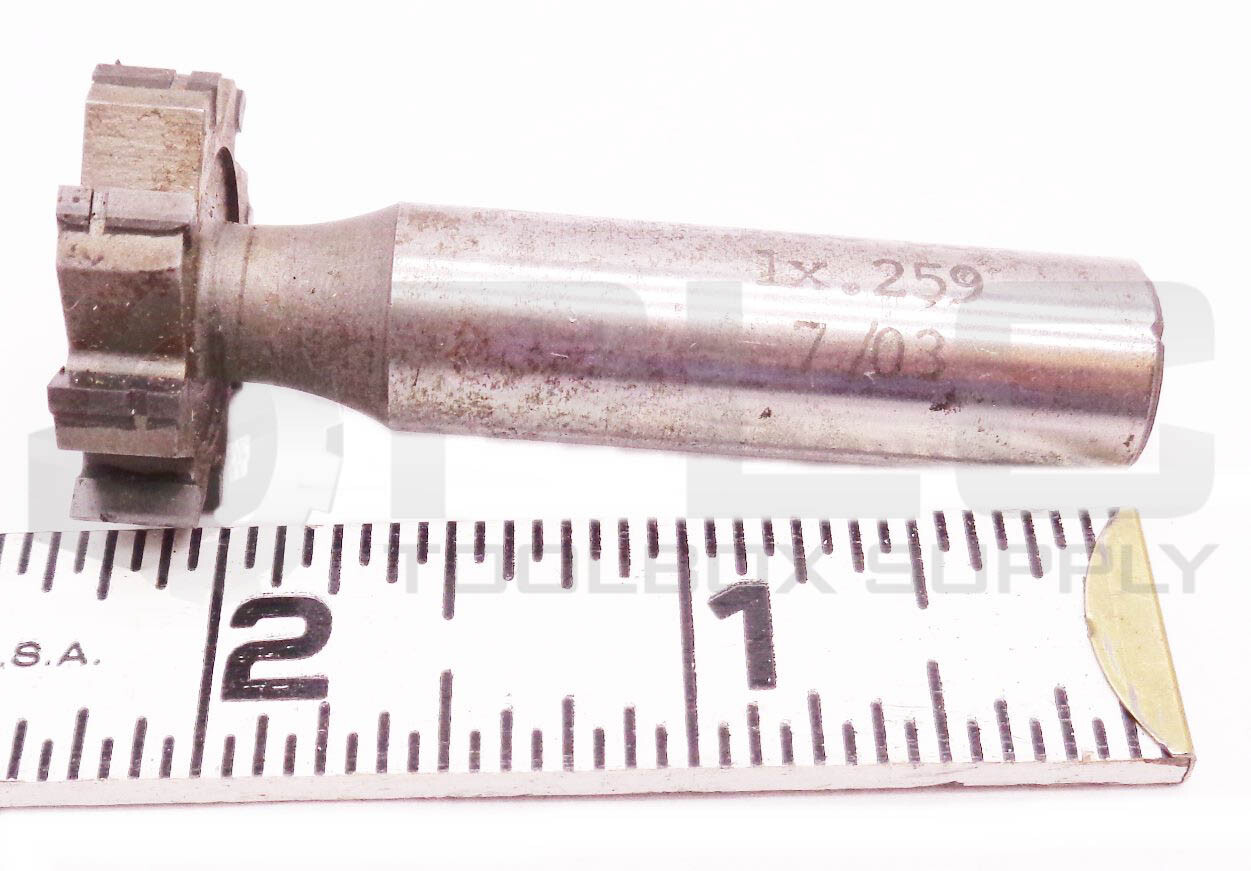 NEW WHITNEY TOOL 1X.259 CARBIDE TIPPED RADIUS MILLING CUTTER *READ*