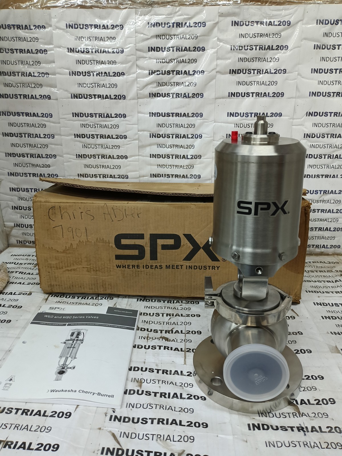 SPX-WAUKESHA CHERRY-BURRELL 316L S.S W6102253 ACTUATOR VALVE