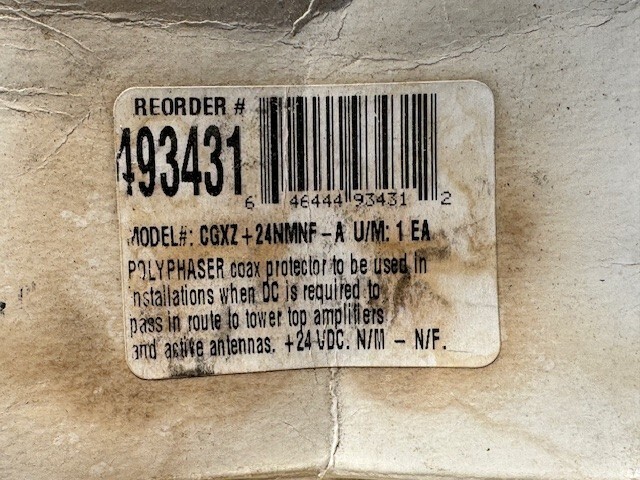 Polyphaser CGXZ+24NMNF-A