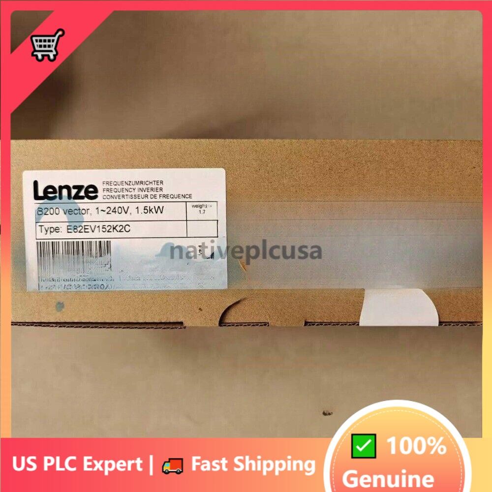US Free TAX 1PC NEW LENZE E82EV152K2C E82EV152K-2C LENZE FREQUENCY INVERTER