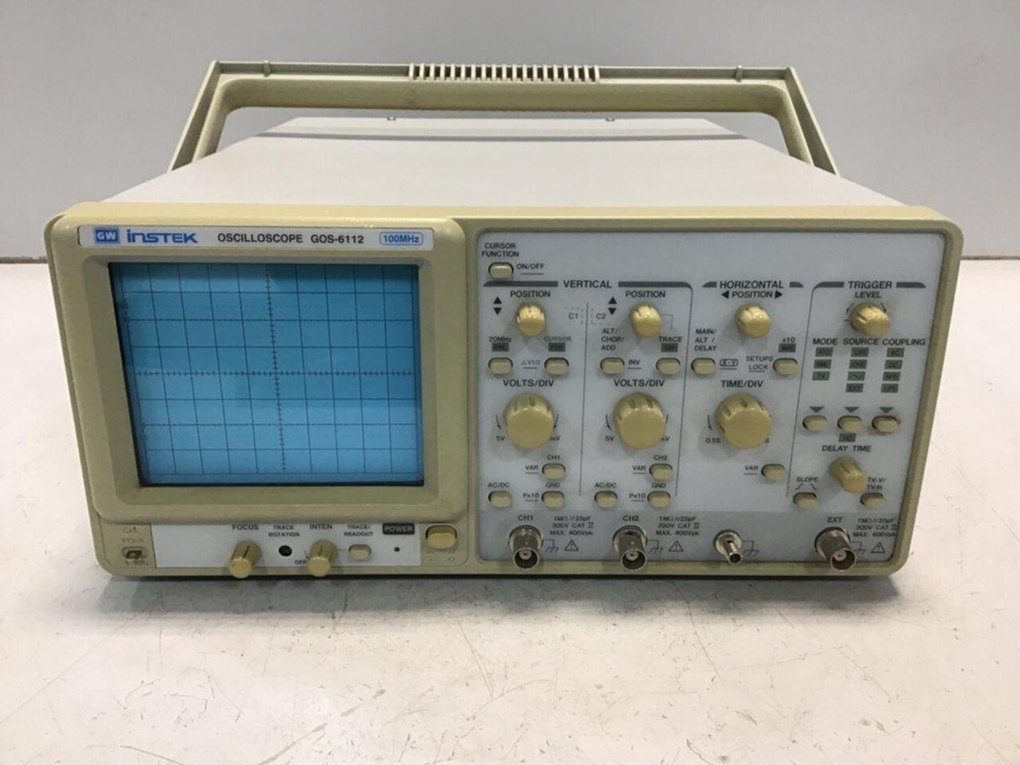 GW INSTEK Oscilloscope GOS-6112 Used #119526