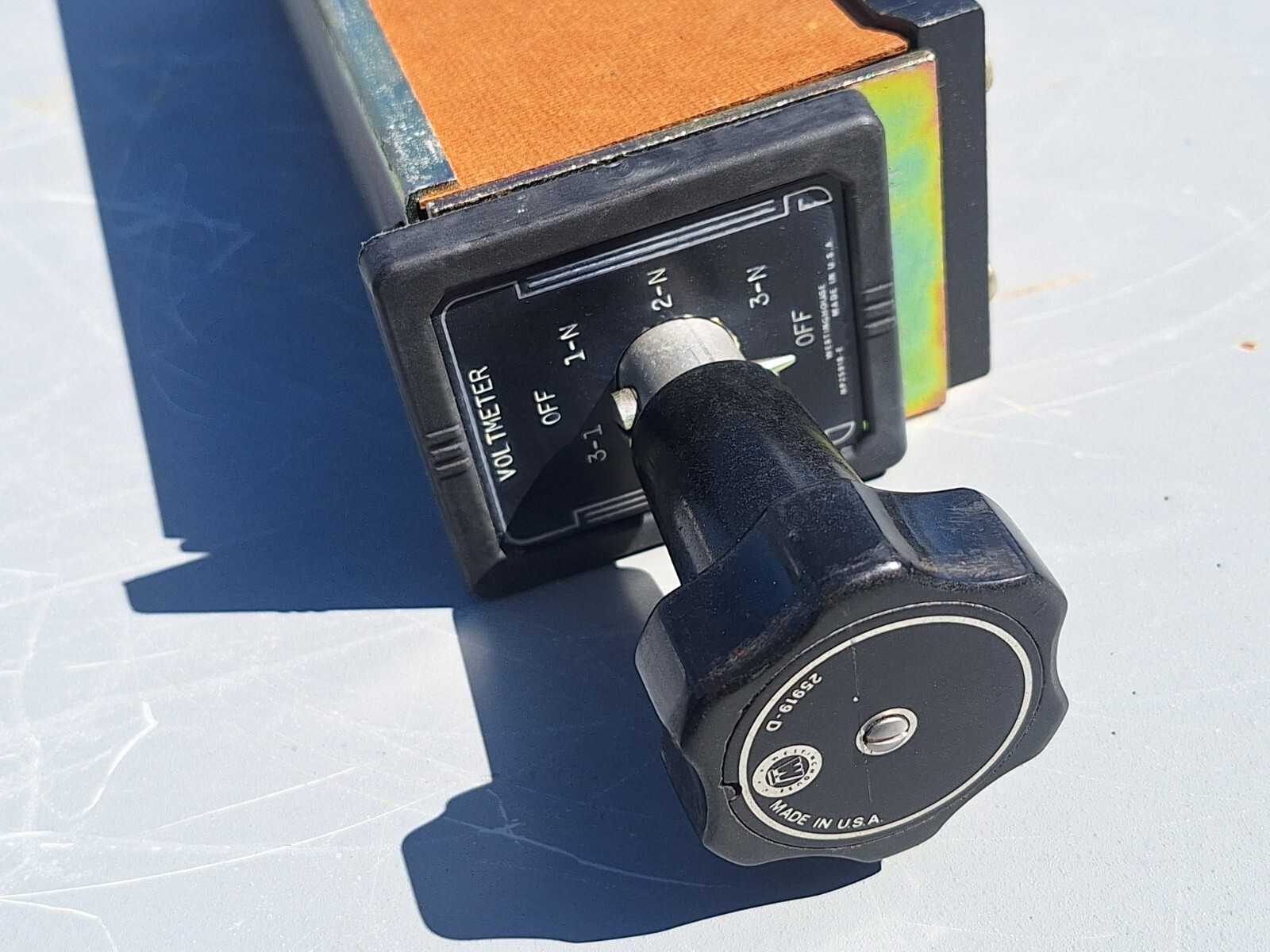 WESTINGHOUSE/ELECTROSWITCH 1802 156 TYPE W CONTROL SWITCH VOLTMETER 1802156