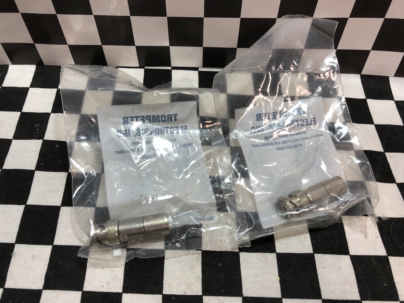 LOT OF 2 Trompeter RF Terminators TRB Jack Termination, TNG1-1-78, #1222C4
