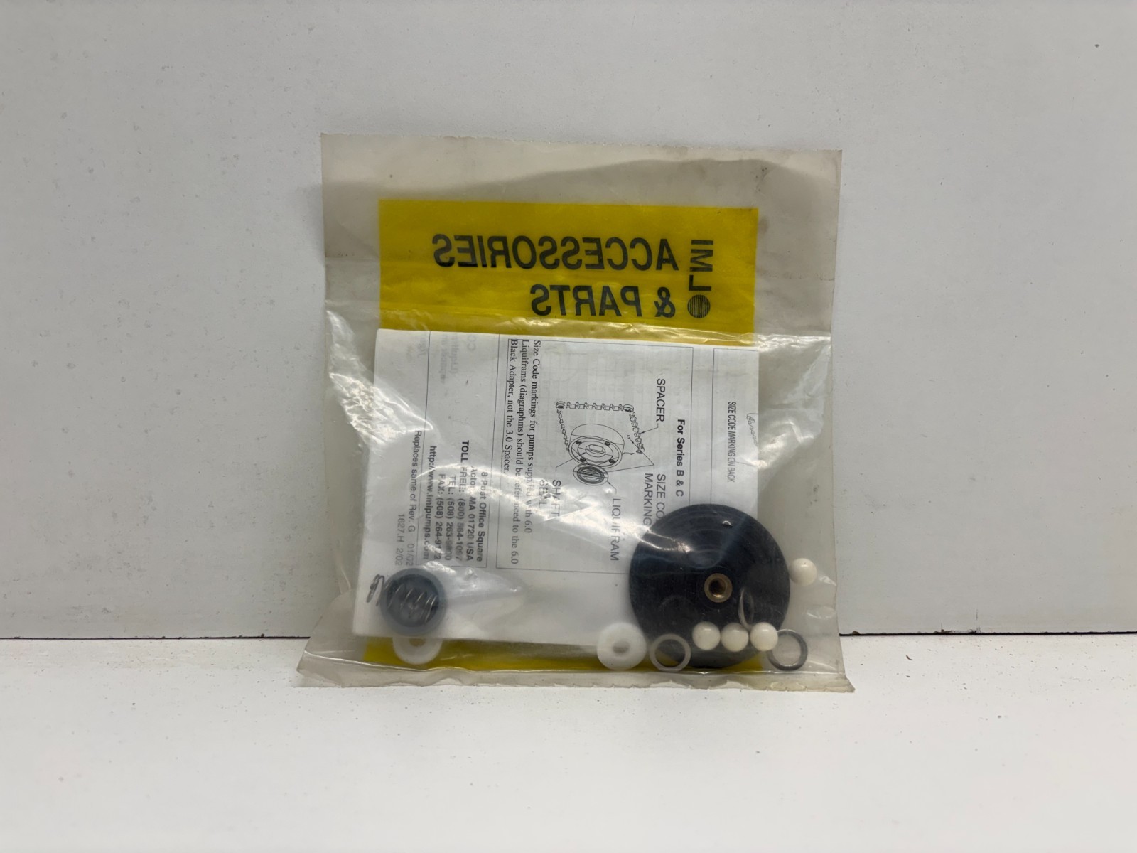 NEW OLD STOCK! LMI LIQUID METRONICS PUMP REPAIR SPARE PARTS KIT SP-U1