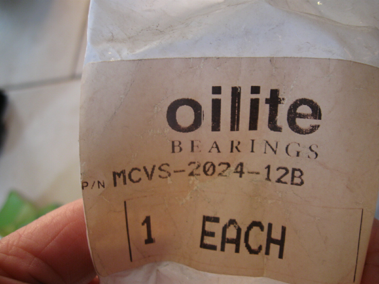 NEW RARE Oil Seal Bearing Sleeve Oilite # MCVS-2024 12B