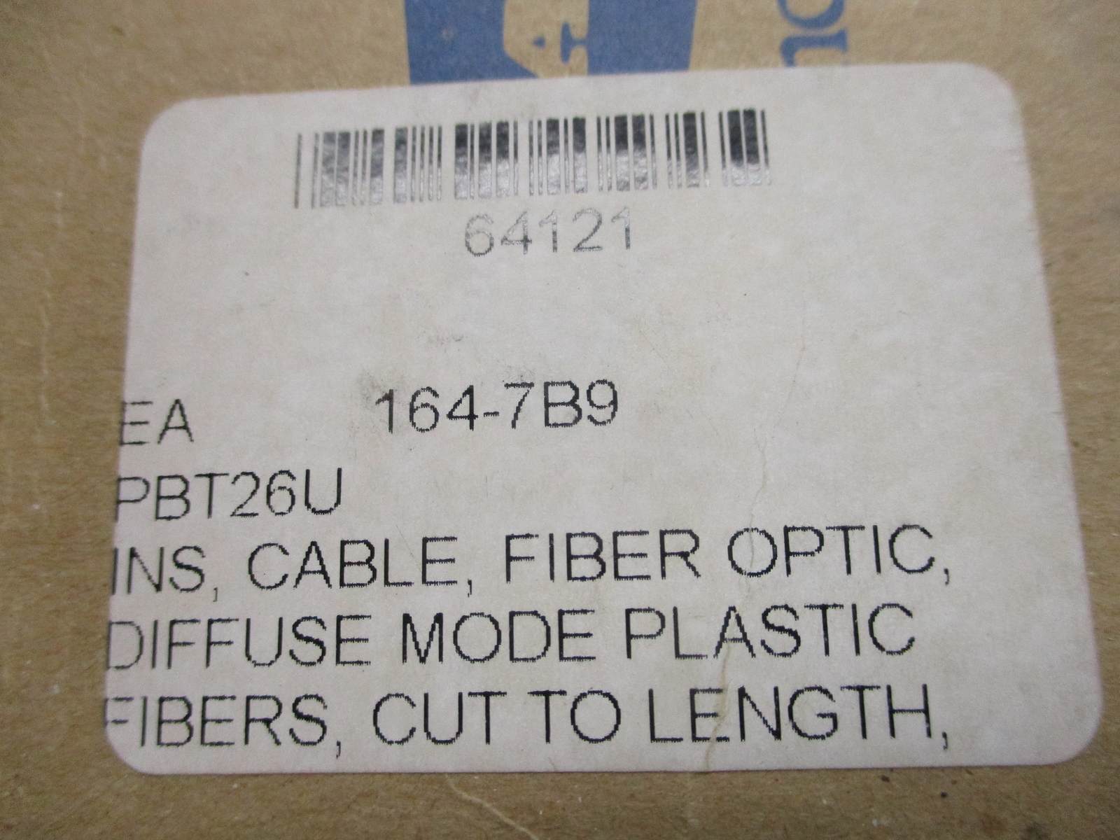 INDUSTRIAL SPARE 164-7B9 PBT26U CABLE NSNP