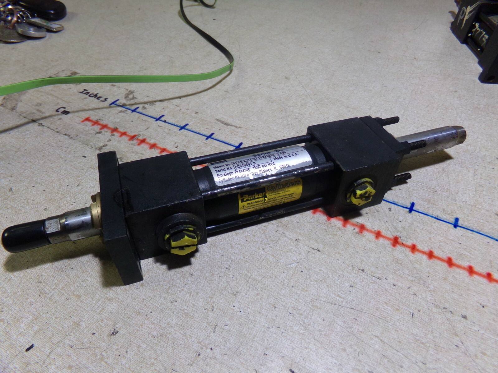 Parker KJTC3LLTS23A29A Air Pneumatic Cylinder 01.00 2.000 *FREE SHIPPING*