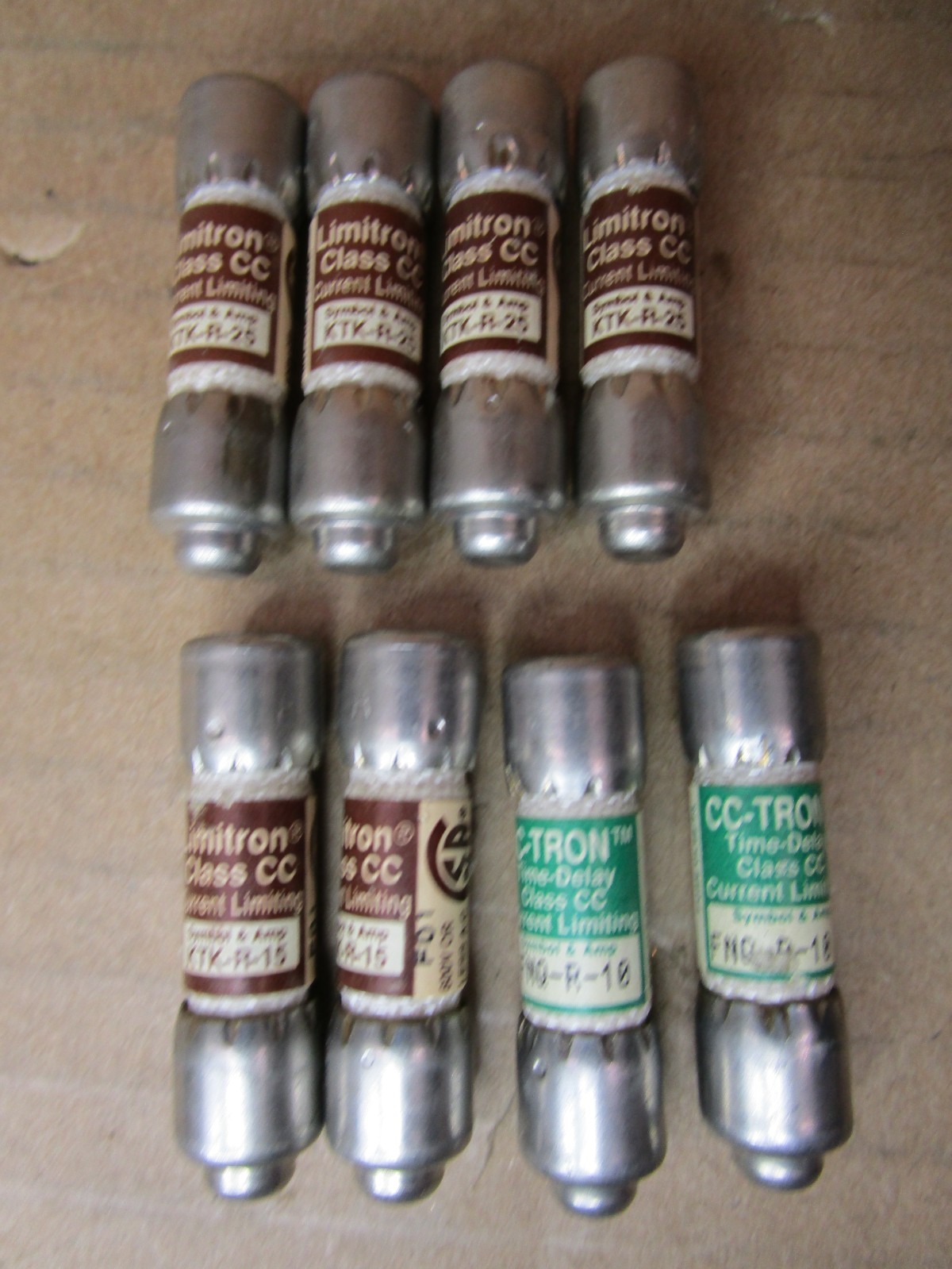 Mixed Lot of 27 Pieces Cooper Bussmann FRN-R 20A/10A FNA-10/3/2 KTK-R-25 52029HM