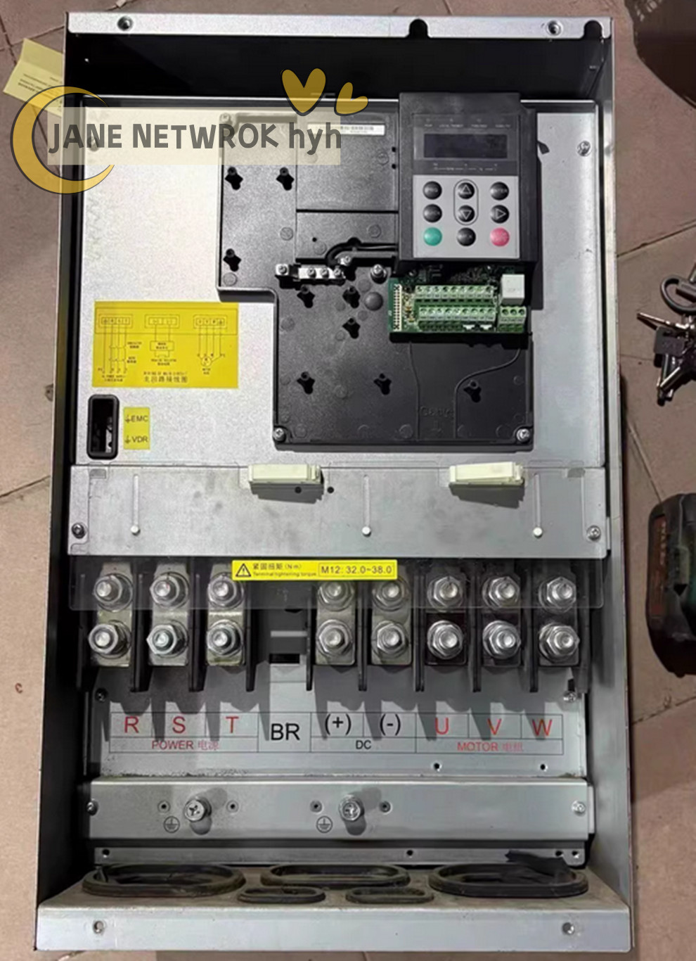 TEST OK MD500ET110G，110kw permanent magnet synchronous inverter DHL/FEDEX
