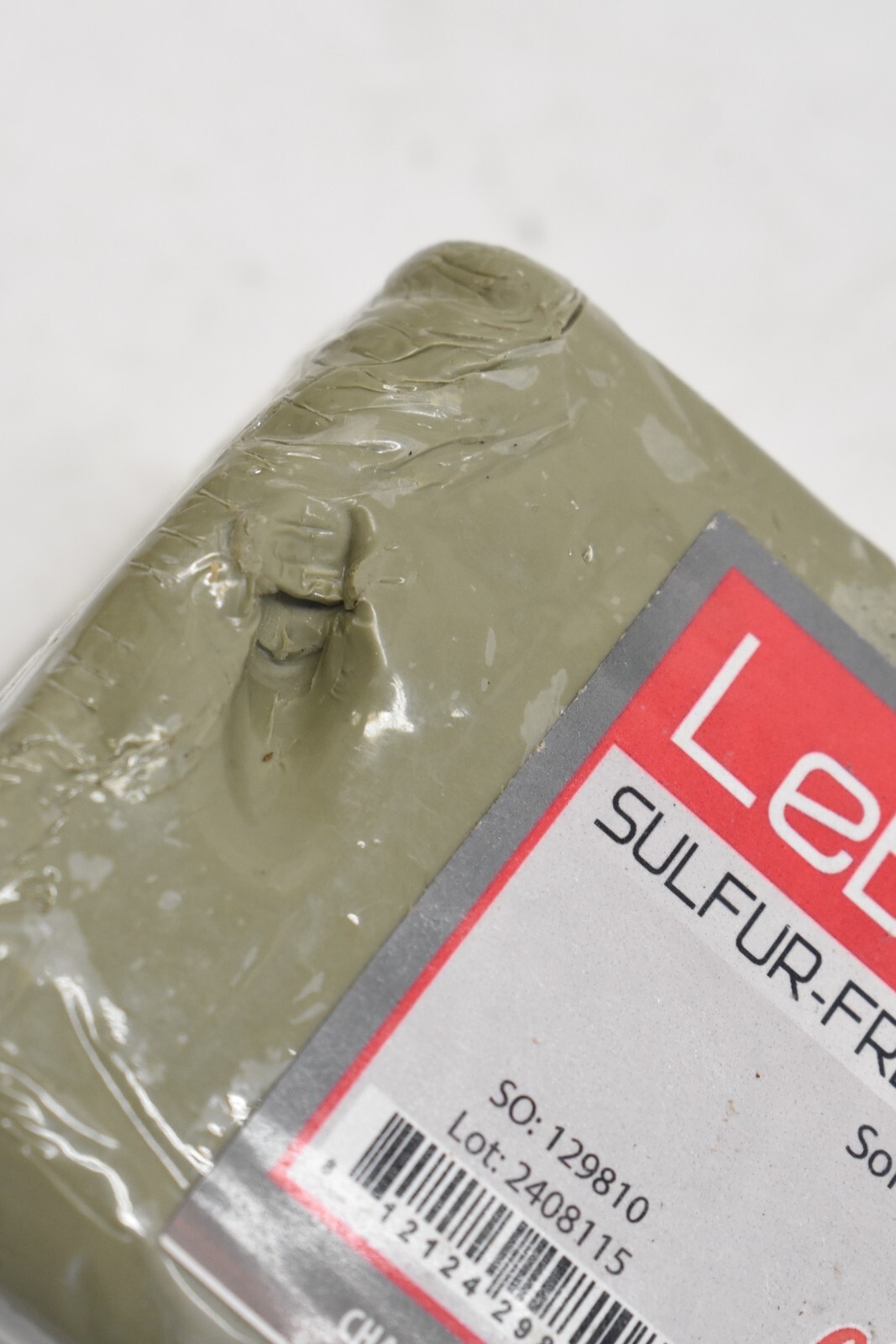 Chavant Le Beau Touche Plasteline Non Hardening Clay 2 lbs Block Gray Color