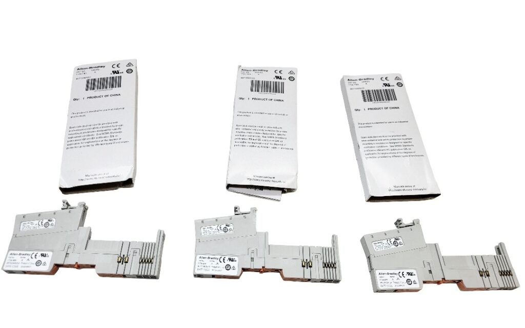LOT OF 3 NEW ALLEN BRADLEY 1734-TBS /A I/O BASE W/ 1734-MB /A W/ 1734-RTBS /A