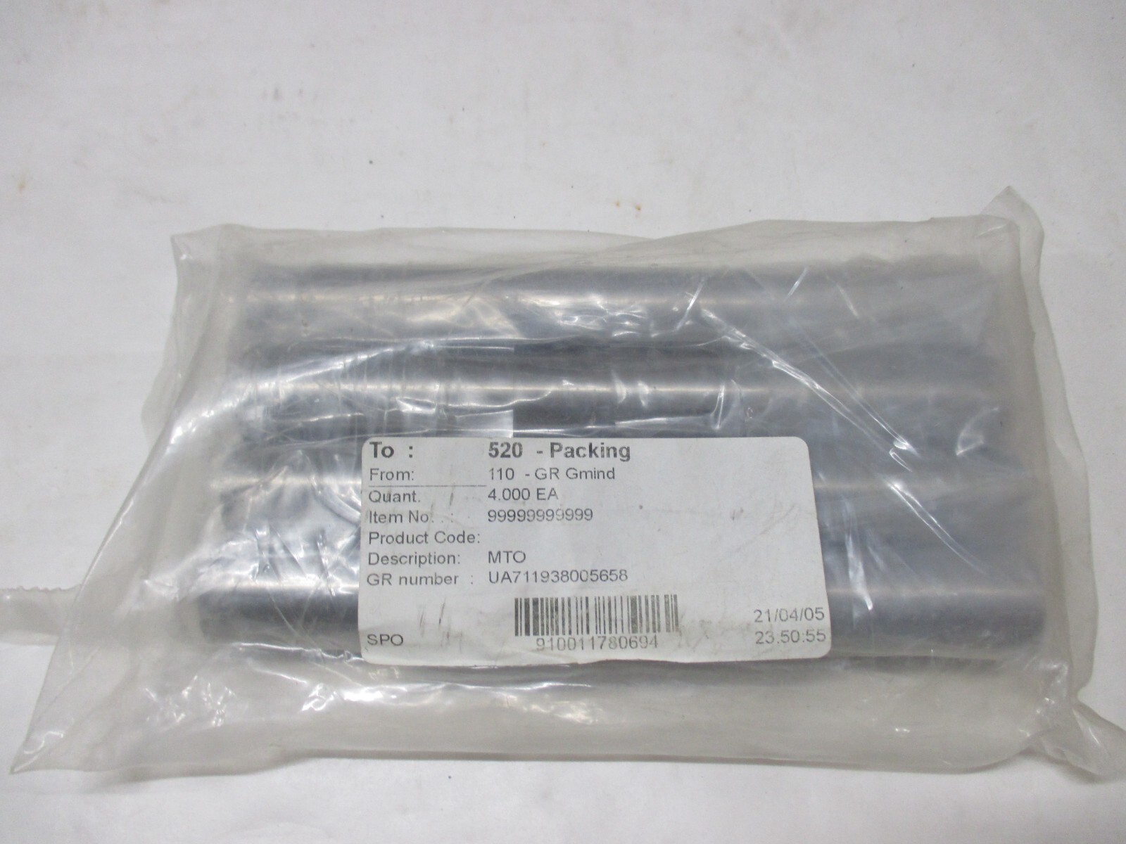 SFJ25-188 LINEAR SHAFT 188mm LENGTH X 25.4mm OD MISUMI 4 PIECES IN LOT NEW