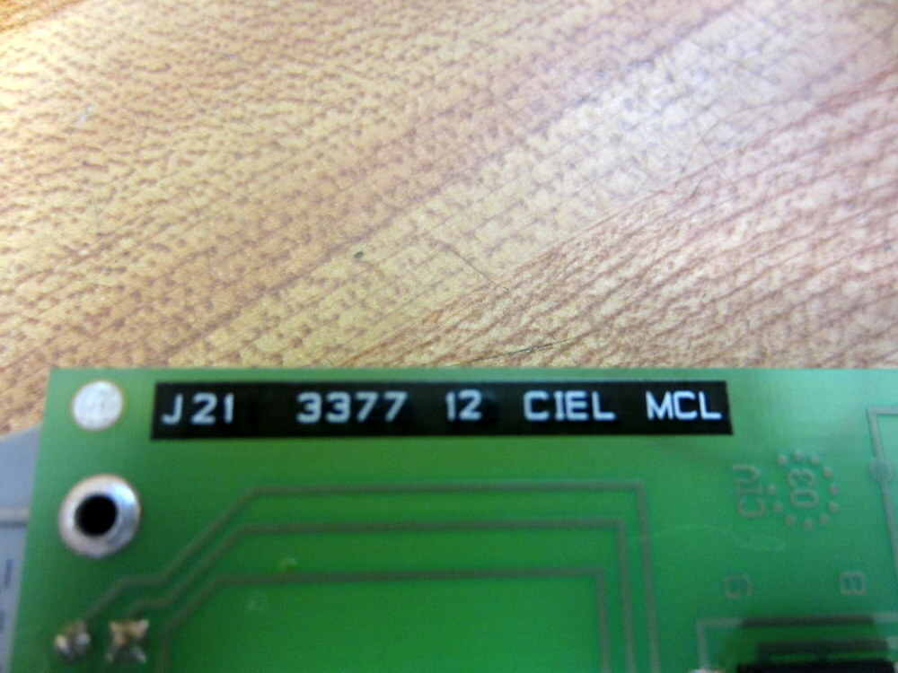 Staubli J21-3377-10-CIEL-MCL M4/M5 Ciel Card J21337710CIELMCL