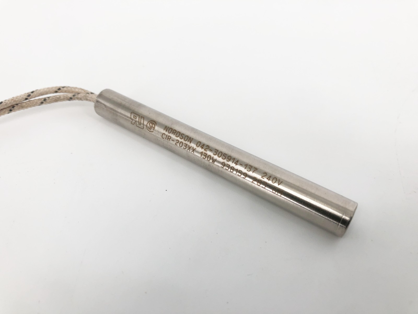 New Nordson 938159 Heating Cartridge .375″ x 3.25″ 130W 240V – No Box