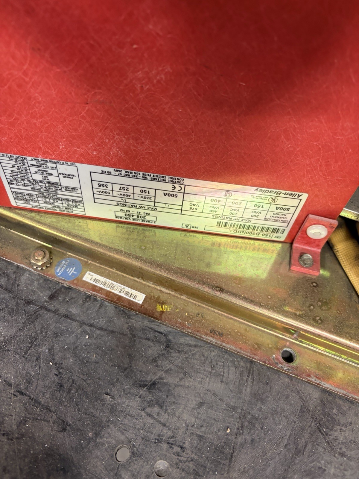 Allen-Bradley 150-B500NBD A Series A SMC Smart Motor Controller Soft Start USED