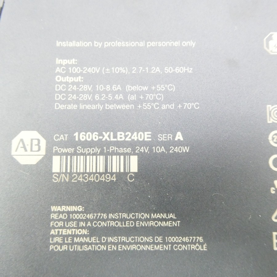 INDUSTRIAL SPARE PART 1606-XLB240E SER. A 100-240VAC 2.7-1.2A NSNP