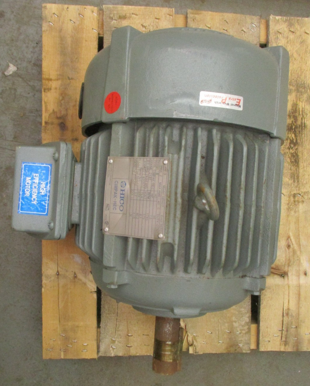 New Open Box HICO CIMPAK-HEC HPH27 3PH 7.5HP 1745RPM 575V 213T Motor 52796PRX