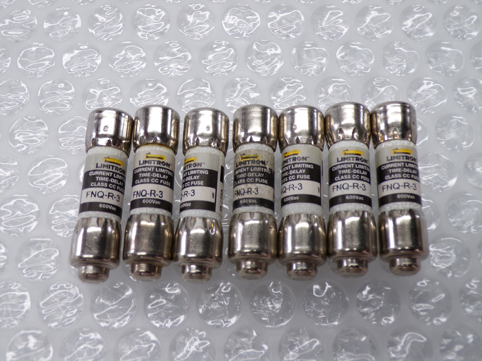 BUSSMANN FNQ-R-3 FUSE LOT OF 7 NSNP