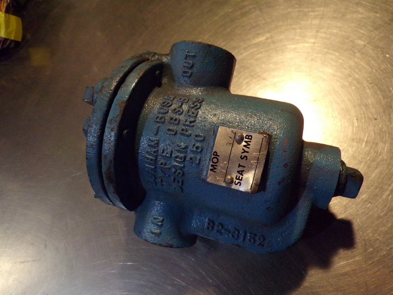 Dunham-Bush OBS-B Trap B2-3152 MOP 175 3/4 Seal SYMB SAA *FREE SHIPPING*