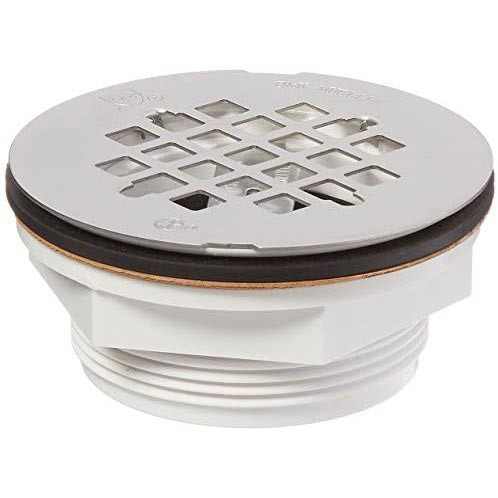 B&K 133-102 Self Seal Shower Drain 4-1/2″ Threaded Connection PVC Grid