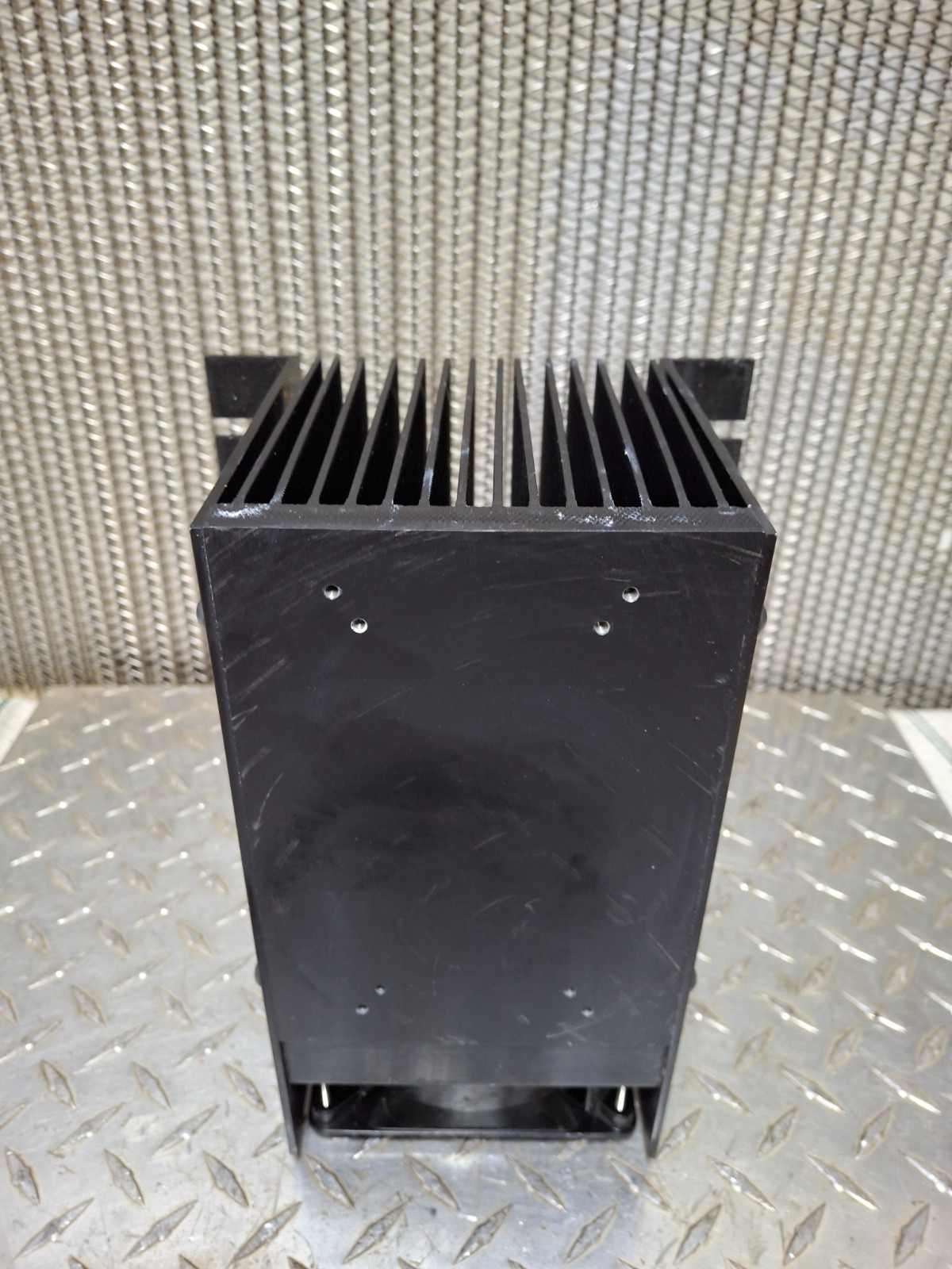 Large AL Heat Sink With Fan 120mm Heater Fan Forced Enclosure