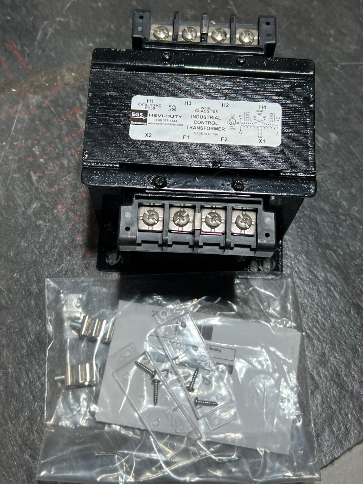 egs e250 .250kva used