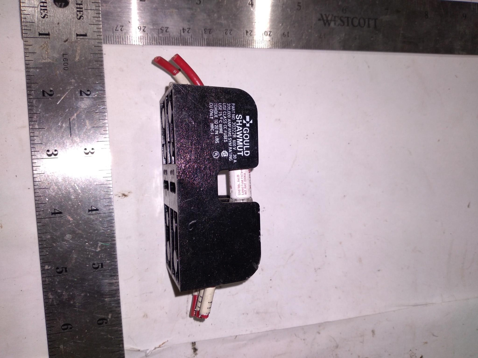 GOULD SHAWMUT 30322R 600V 30A 200000AMP RMS