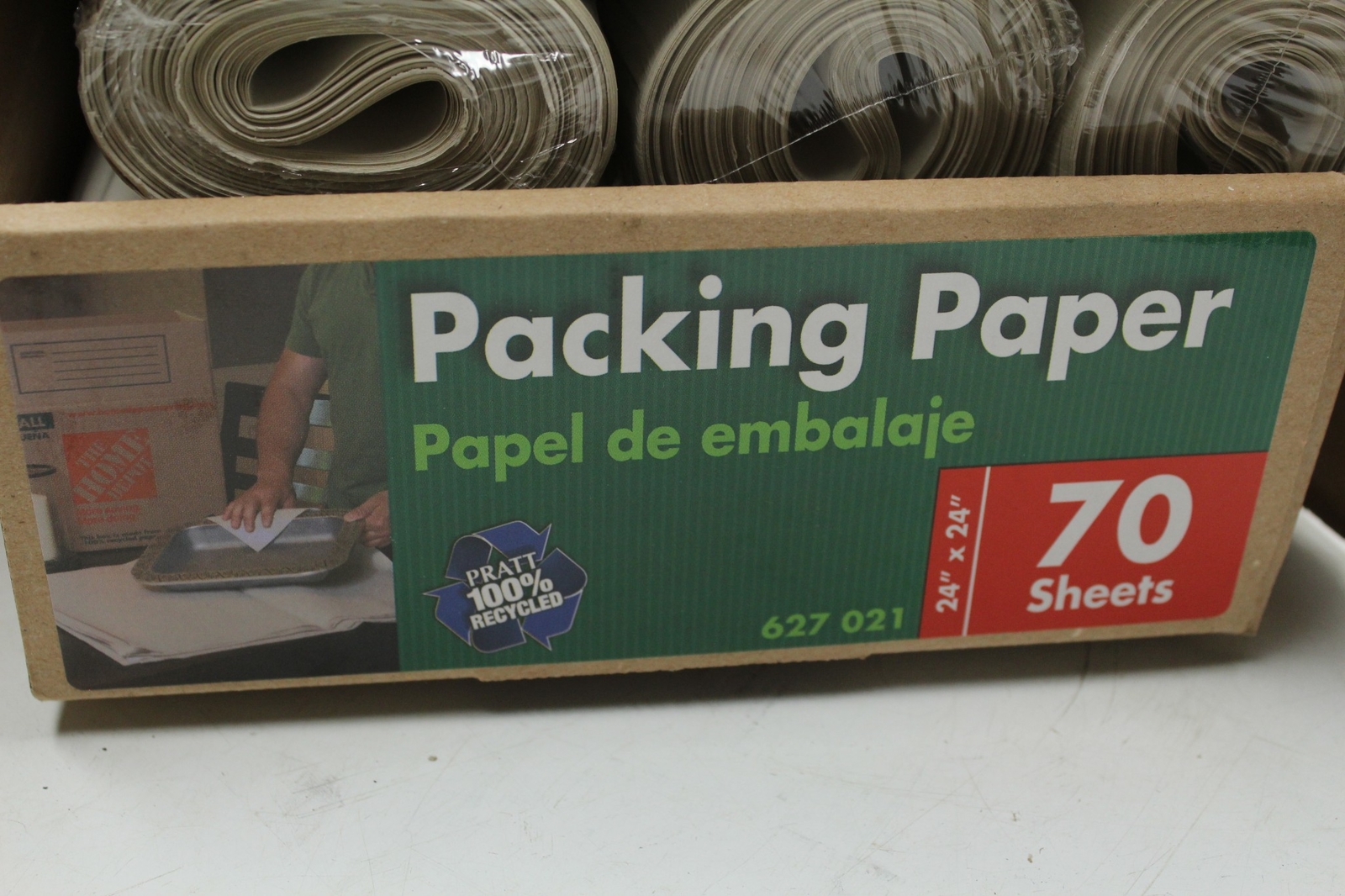 Pratt Packing Paper 627021 (9 Packages of 70 Sheets) 24″x24″