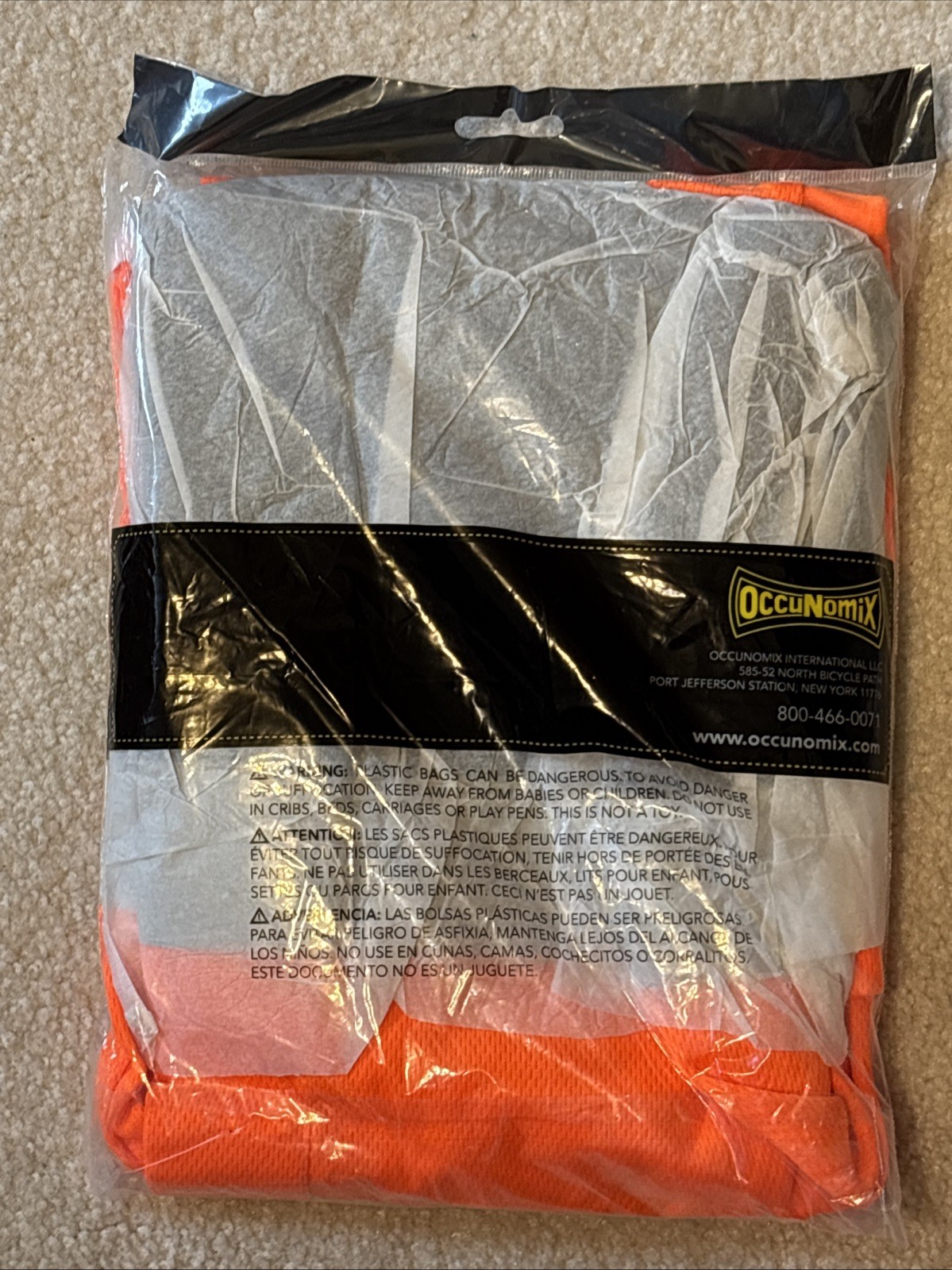OCCUNOMIX LUX-SSETPBK-O2X Short Sleeve T-Shirt,2XL,ANSI Class 2 448J64