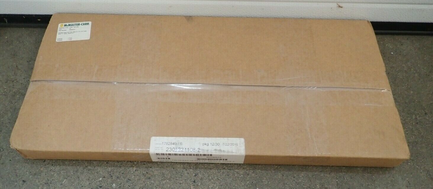 McMASTER CARR 2209K613 PLEATED PANEL AIR FILTER MERV 8, 12X24X1 QUANTITY 2 PACK