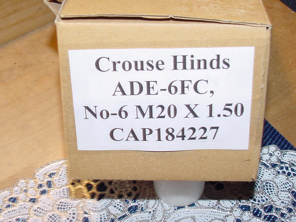 Crouse Hinds ADE-6FC, No 6 M20 X 1.50, CAP184227 Hazardous Area Cable Gland